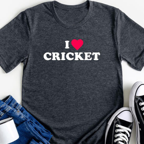 I ❤ Cricket - Cricket Lover T-Shirts