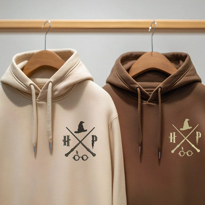 Harry Potter Theme Couple Hoodies