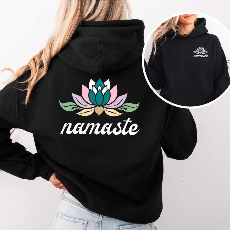Namaste Couple Hoodies