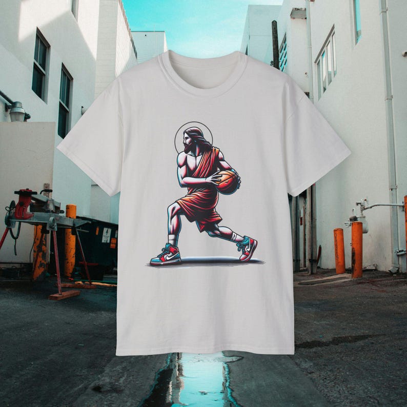 Divine Hoops Graphic T-Shirt – Athletic Mythical Streetwear