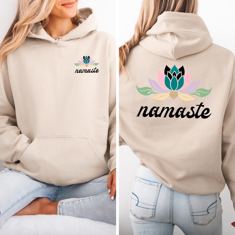 Namaste Couple Hoodies