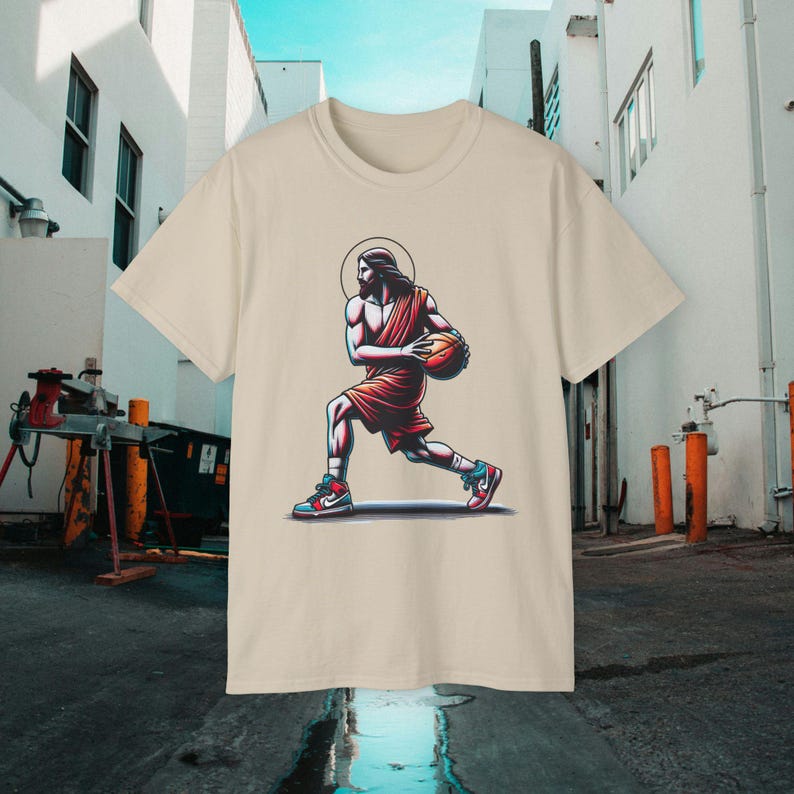 Divine Hoops Graphic T-Shirt – Athletic Mythical Streetwear