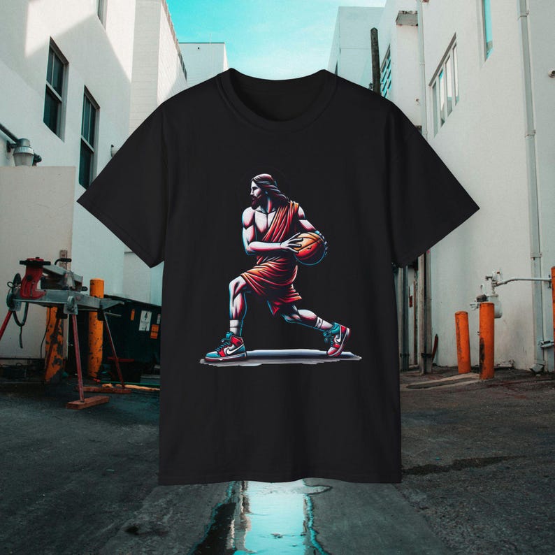 Divine Hoops Graphic T-Shirt – Athletic Mythical Streetwear