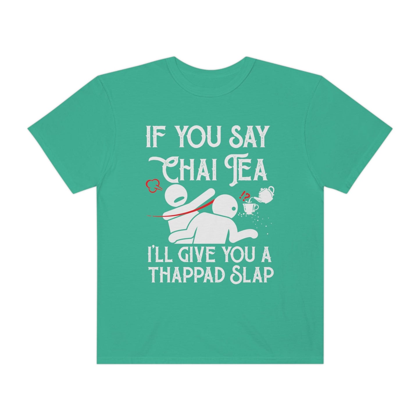 Funny Thappad Slap T-Shirt for Tea Enthusiasts!