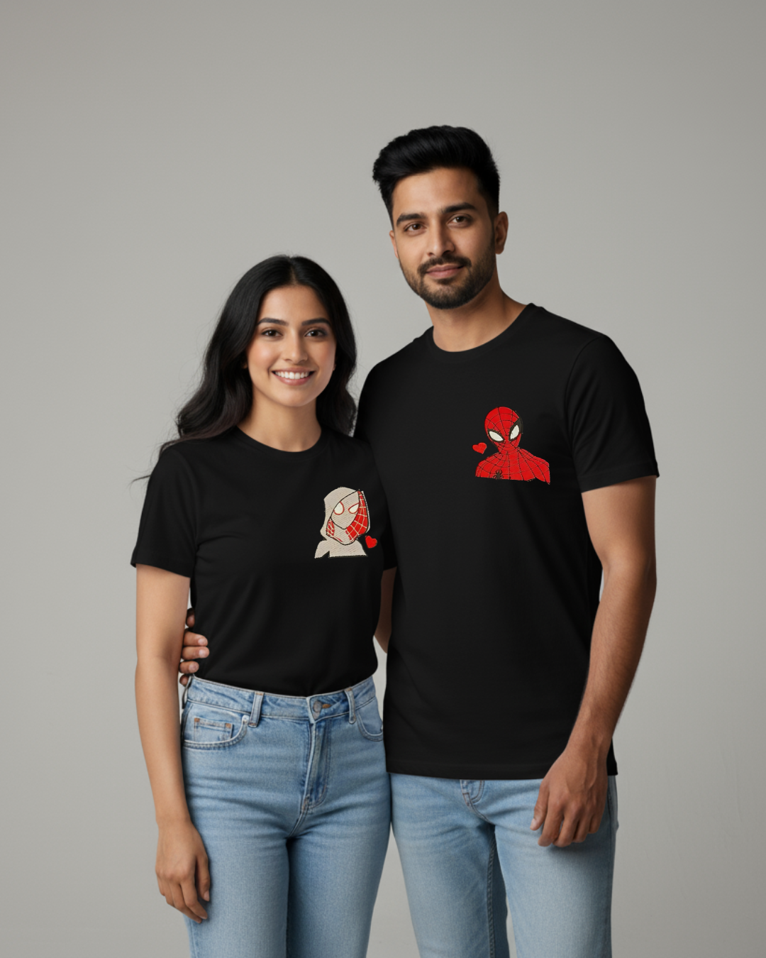 Chibi Spider-Couple Matching T-Shirts