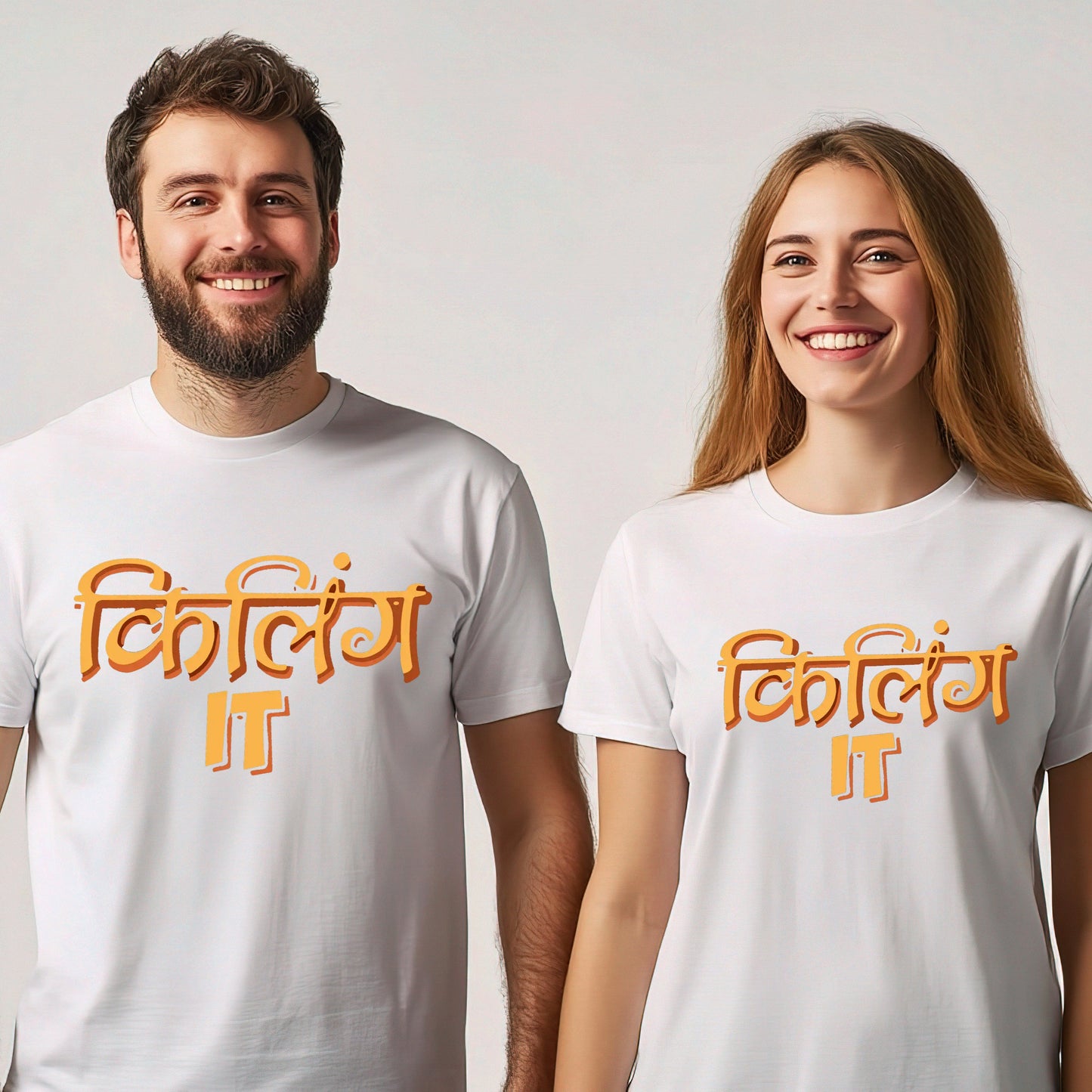 Killing It Short Sleeve Couple T-Shirts