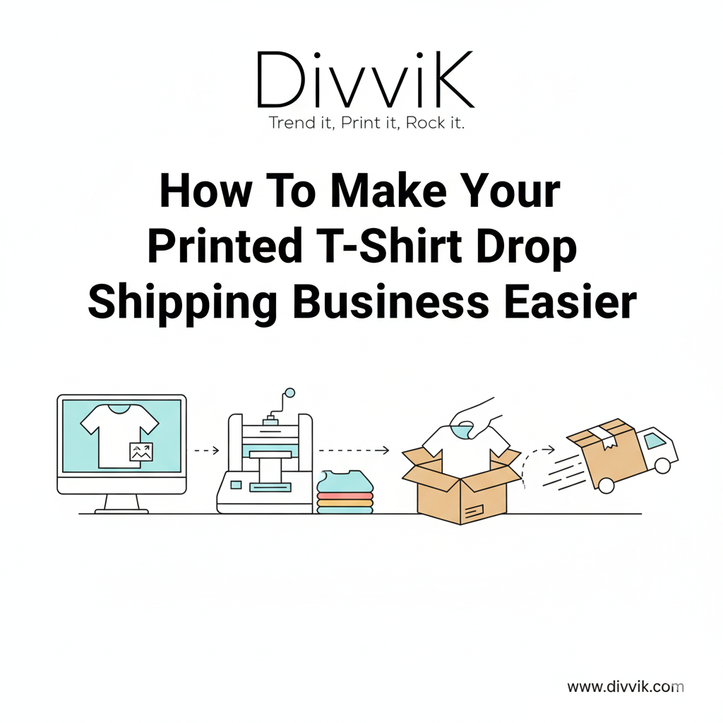 How To Make Your Printed T-Shirt Drop Shipping Business Easier