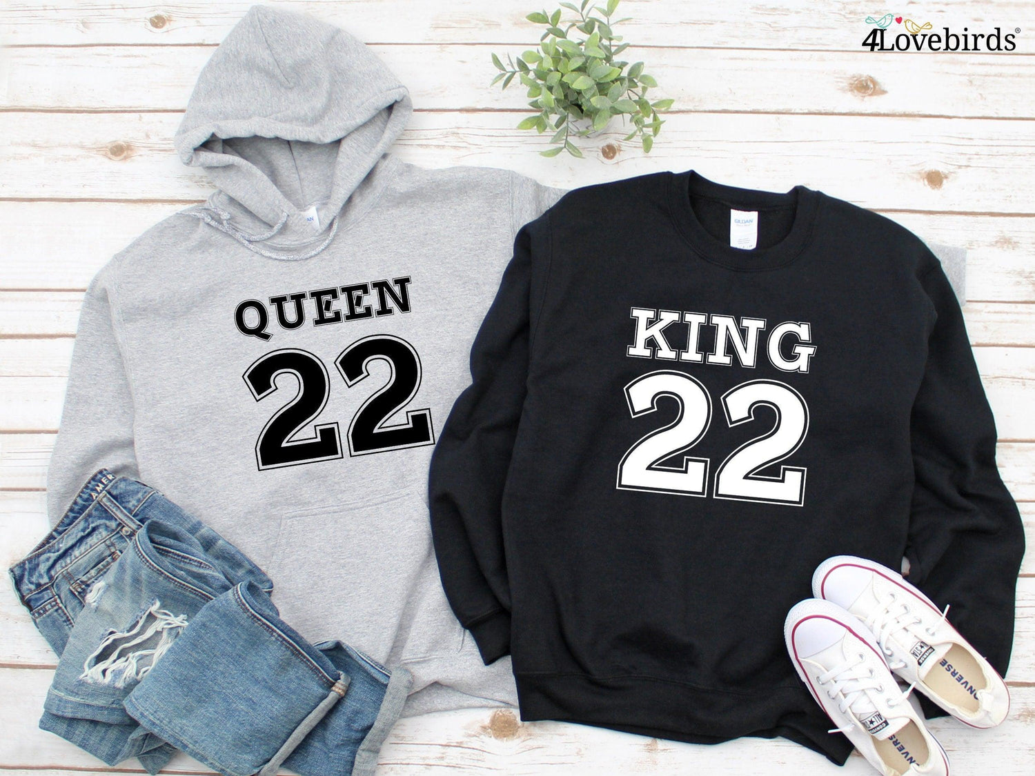 Full Sleeve T-Shirt & Hoodie for Couples