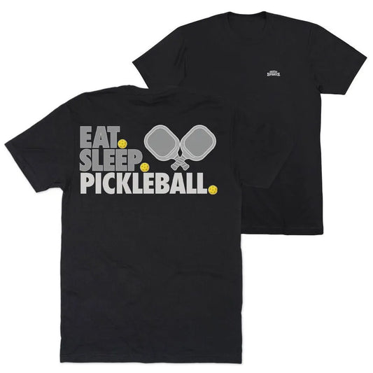 Eat Sleep Pickleball Tee - Sport Graphic T-Shirt