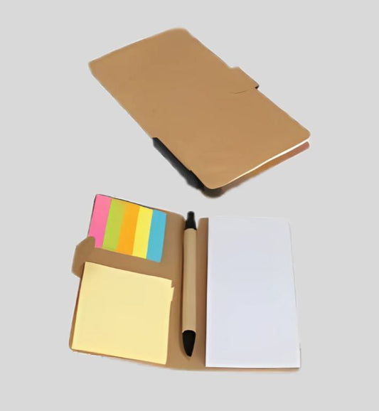 DK-02 Eco-friendly Compact Sticky Note Set with Pen - Sustainable Pocket Notepad 1302