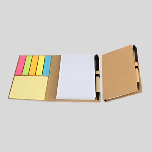 DK-015H Eco-friendly Foldable Sticky Note Set with Pen - Sustainable Portable Notepad 1305