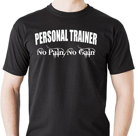Gym Personal Trainer Black T-Shirt.