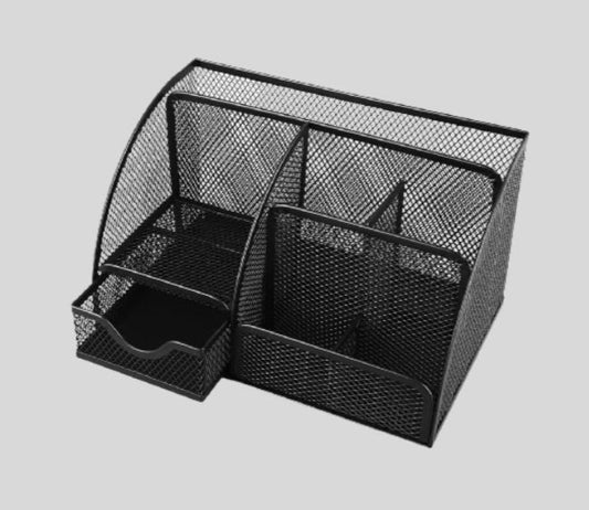 DK –  Mesh Desk Organizer with Pen Holder, Compartments & Drawer 1442