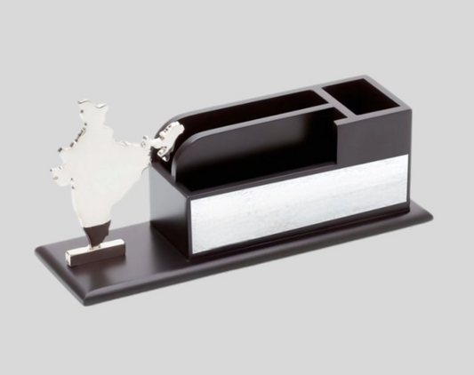 DK –M540 Pen Stand with India Map Accent - Patriotic Desk Organizer 1464