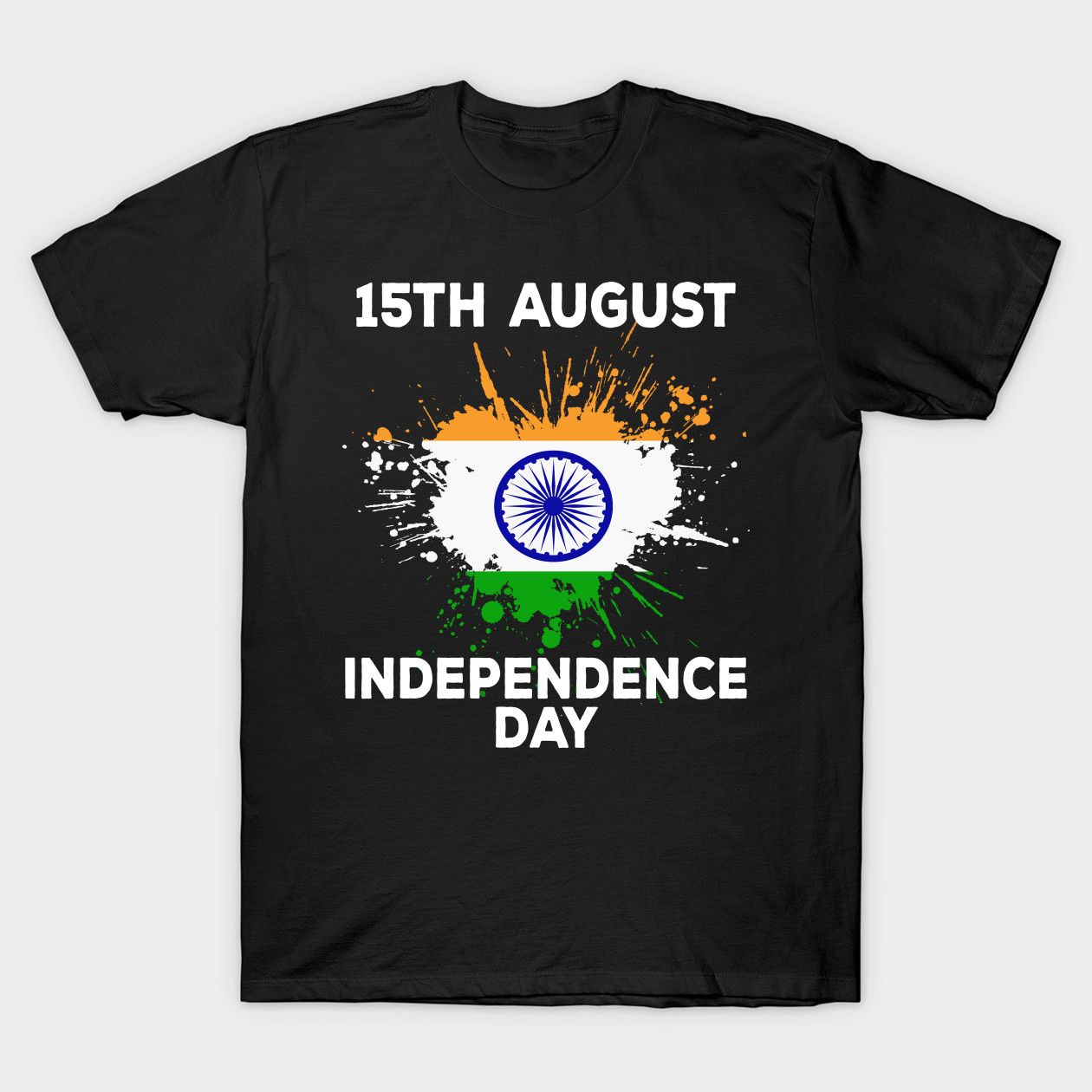 15th August t-shirt features a distinctive, high-quality print on quality fabric, showcasing our commitment to exceptional design and material excellence.