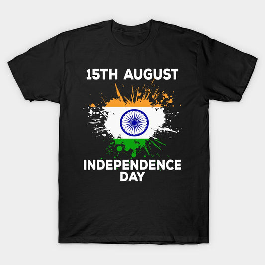 15th August t-shirt features a distinctive, high-quality print on quality fabric, showcasing our commitment to exceptional design and material excellence.