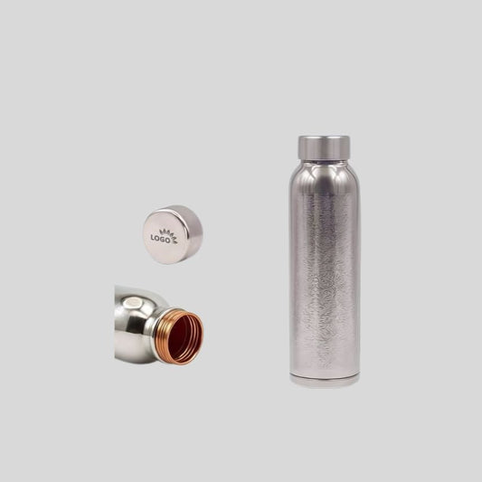 Chrome Carving Finish Copper Water Bottle 950 ML – Custom Logo Premium Bottle 180174