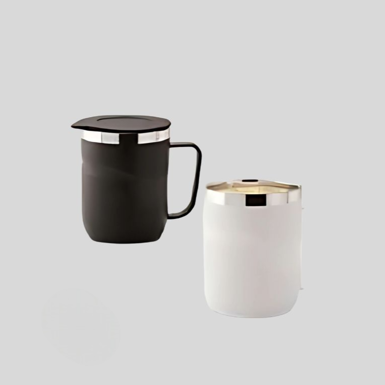 Stainless Steel Coffee Mug – Insulated, Spill-Proof, Custom Logo, Office & Travel Cup DKGHA- 153