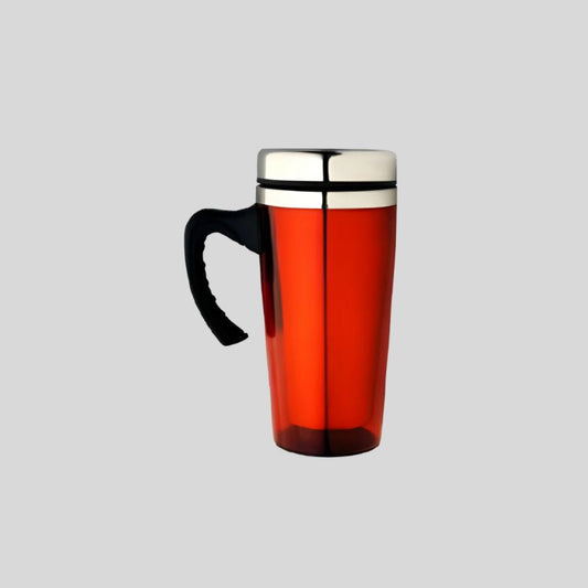 Round Handle Travel Mug – Insulated, Spill-Proof, BPA-Free Office & Coffee Mug DKGHA- 042