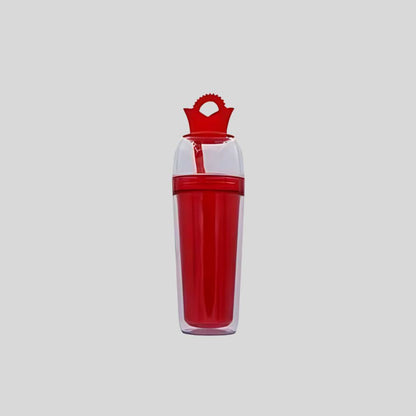 Double Wall Plastic Sipper Mug 550ml – Insulated, BPA-Free, Custom Logo DKGHA- 186