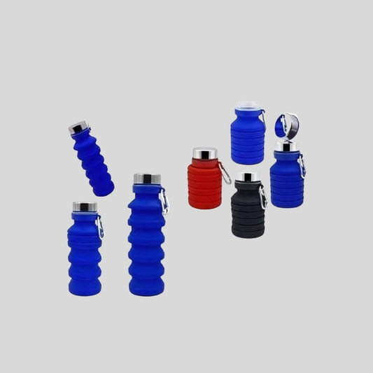 Collapsible Silicone Water Bottle 600ml – Portable, BPA-Free, Custom Logo Printing DKGHA- 025