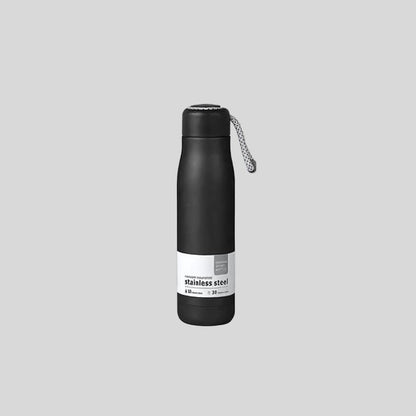 750ml Stainless Steel Rope Water Bottle – Leak-Proof, Matt Finish, Custom Logo DKGHA- 129