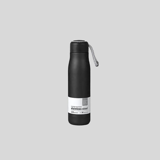 750ml Stainless Steel Rope Water Bottle – Leak-Proof, Matt Finish, Custom Logo DKGHA- 129