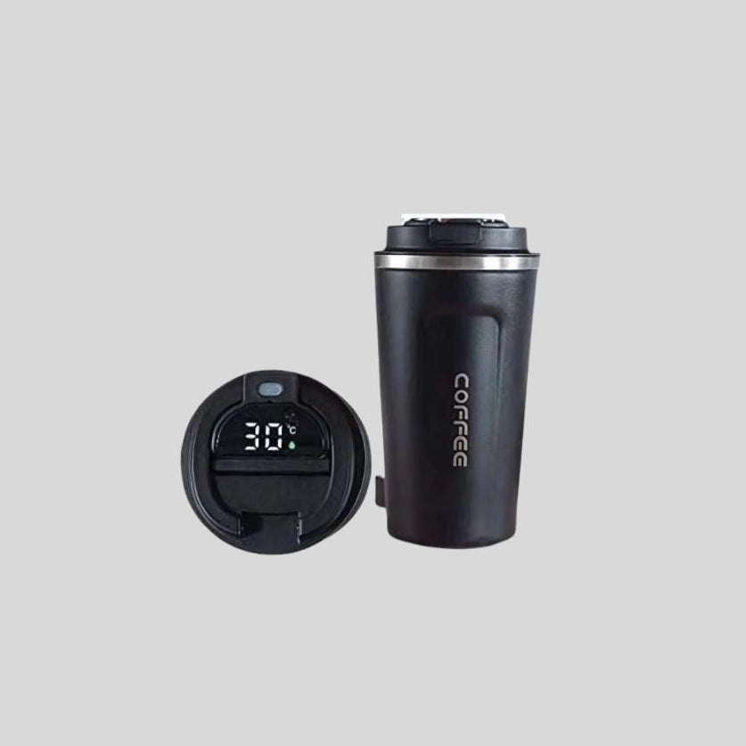 Smart Temperature Flask Mug – Digital Display, Stainless Steel, Leakproof Coffee Travel Mug DKGHA- 010