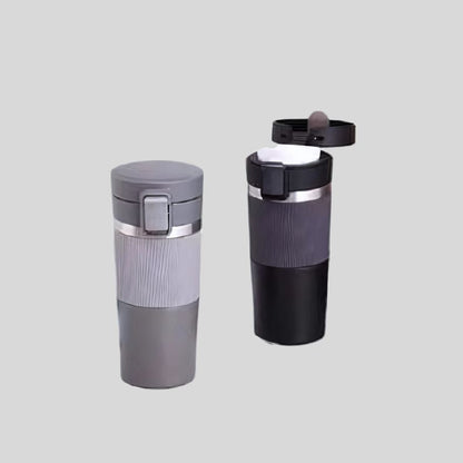 Anti-Slip Gripper Travel Mug – BPA Free, Leakproof, Thermal Coffee & Tea Cup, Custom Branding DKGHA- 053
