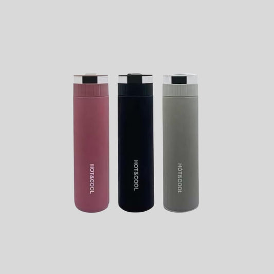 Vacuum Flask with Storage – Double Wall Insulated Hot & Cool Bottle 18072