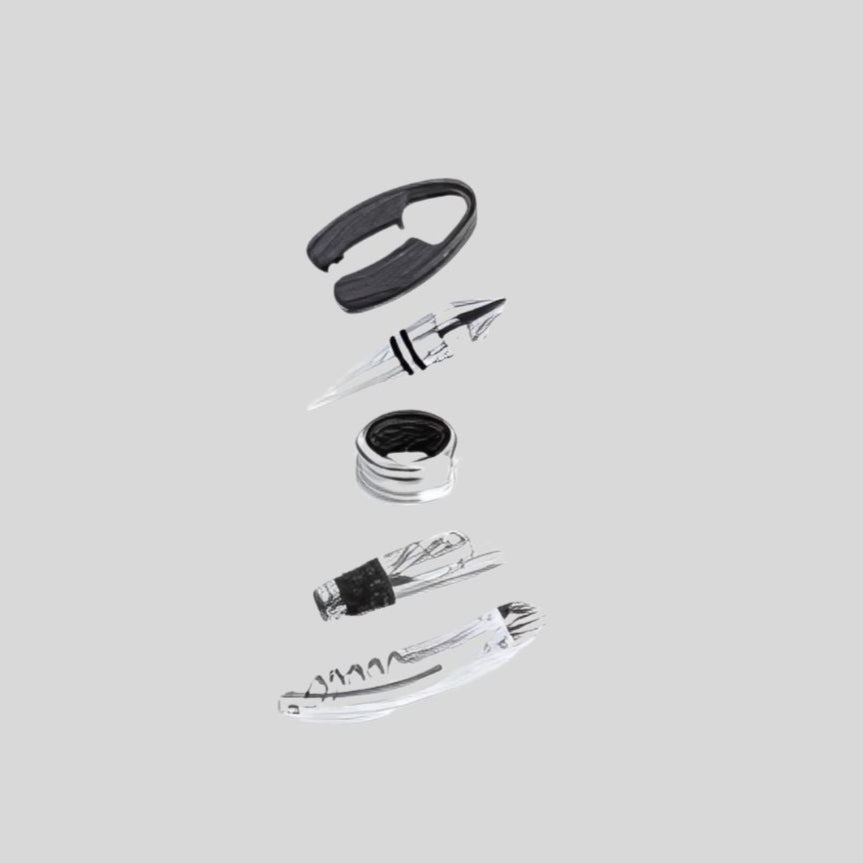 Bottle Bar Tool Set with 5 Accessories – Wine Gift Kit for Home, Parties & Corporate Gifting 18085