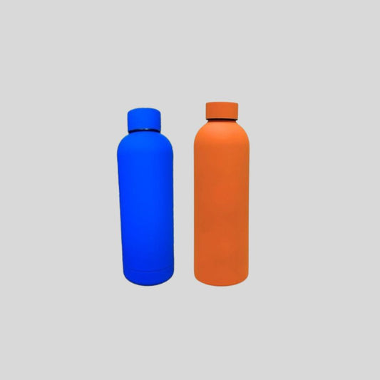 DK Rubber Coated Water Bottle -  Non-Slip Insulated Stainless Steel Flask 1809