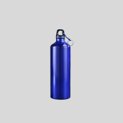 DK Aluminium Water Bottle with Carabiner Clip -  750ml Lightweight Sports Bottle 1825