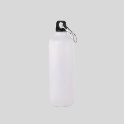 DK Aluminium Water Bottle with Carabiner Clip -  750ml Lightweight Sports Bottle 1825