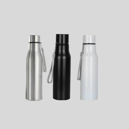 DK Sport Water Bottle with Carry Strap - 750ml Stainless Steel Flask 1830
