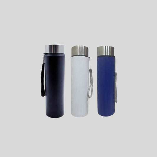 DK Steel Water Bottle with Carry Strap -  1 Liter Stainless Steel Flask 1947