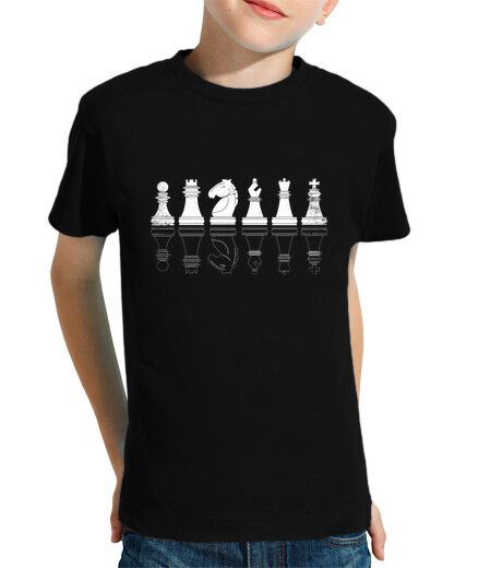 Chess Reflection Black T-Shirt