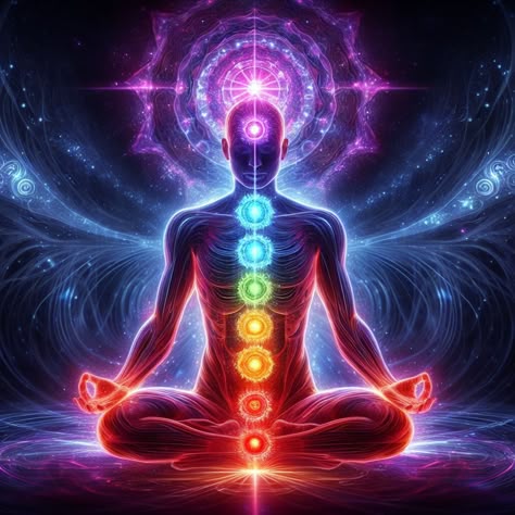 7 Chakra T-Shirt Spiritual Meditation
