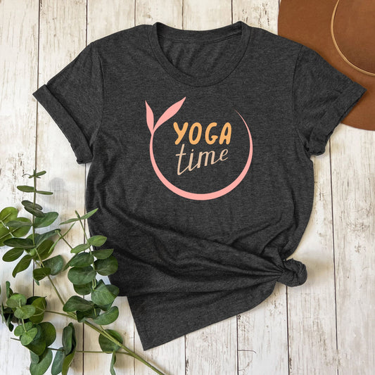 Relaxed Fit, Circle Yoga Time T-Shirt