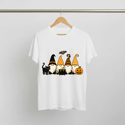 Halloween Gnomes T-Shirt Cute Festive Design for Spooky Season