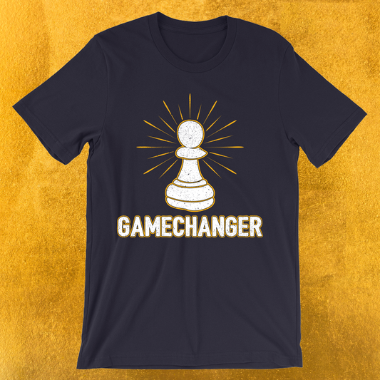 Pawn As The Gamechanger Print in Black T-Shirt