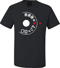 Camera Mode Dial T-Shirt – Perfect for Photography Enthusiasts