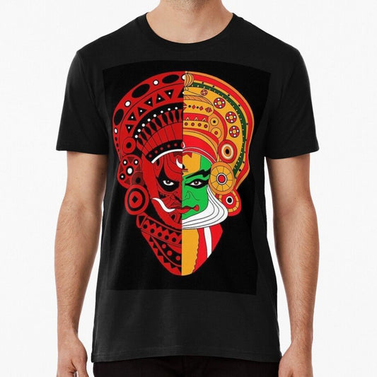 Duality in Dance: A Tribute to Kathakali T-Shirt
