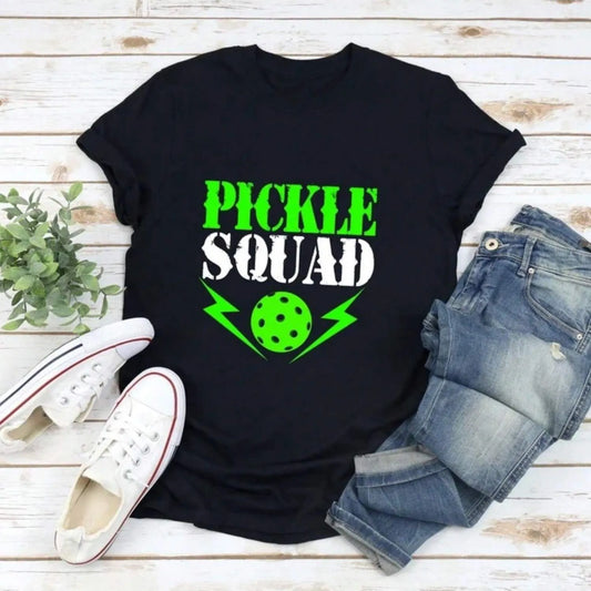 Pickle Squad Funny Sport Team Graphic T-Shirt
