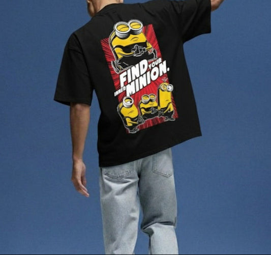 Find Your Inner Minion Graphic Oversize T-Shirt