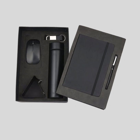 DK - 6 in 1 Elastic Diary Mobile Stand Bottle Mouse Pen Keychain Set-714