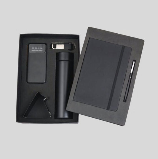 DK - 6 in 1 Elastic Diary Mobile Stand Bottle Powerbank Pen Keychain Set- 716