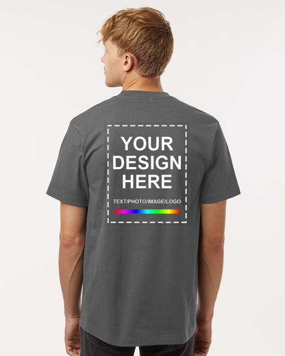 Add Your Design Here on Back Grey T-Shirt
