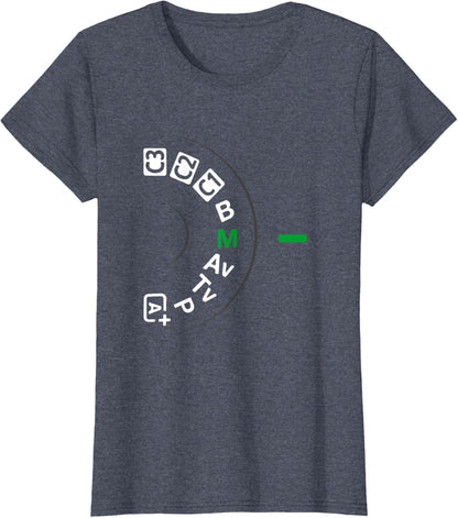 Manual Mode Photography T-Shirt