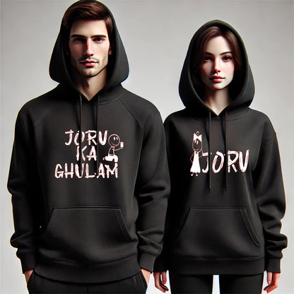 Joru Ka Gulaam & Joru Funny Couple Hoodies